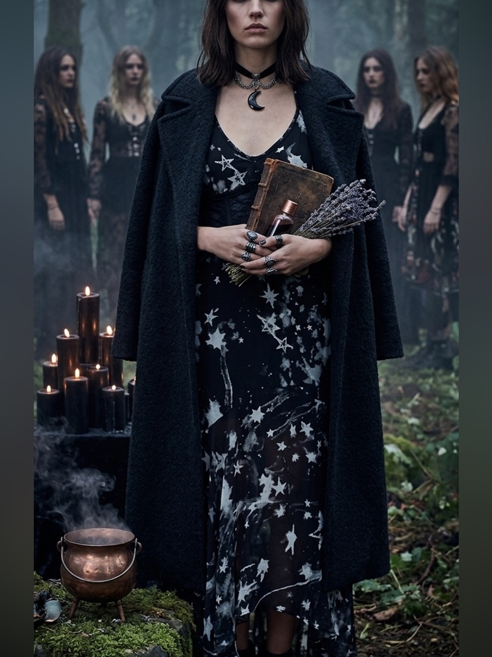 RELIGION Revolution Star Print Festival Maxi Dress NWT XXS
Coven style